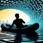 **Prompt 1: Navigating the Digital Ocean with Core Keywords**
    "A person, depicted as a solitary learner, floats on a small raft in a vast, swirling digital ocean. Around them, countless glowing screens and data streams represent an overwhelming flood of information. However, a clear, illuminated path cuts through the chaos, highlighted by specific, glowing keywords like 'Python for Data Analysis - Beginner' or 'Web Backend Development - Intermediate'. The overall mood is one of clarity emerging from confusion, emphasizing focus and purpose in self-directed learning. Digital art, cinematic lighting, high contrast, detailed."